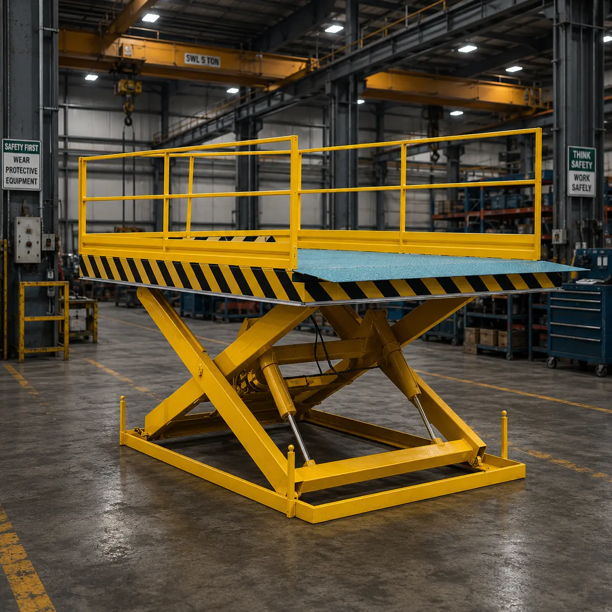 Scissor lift table